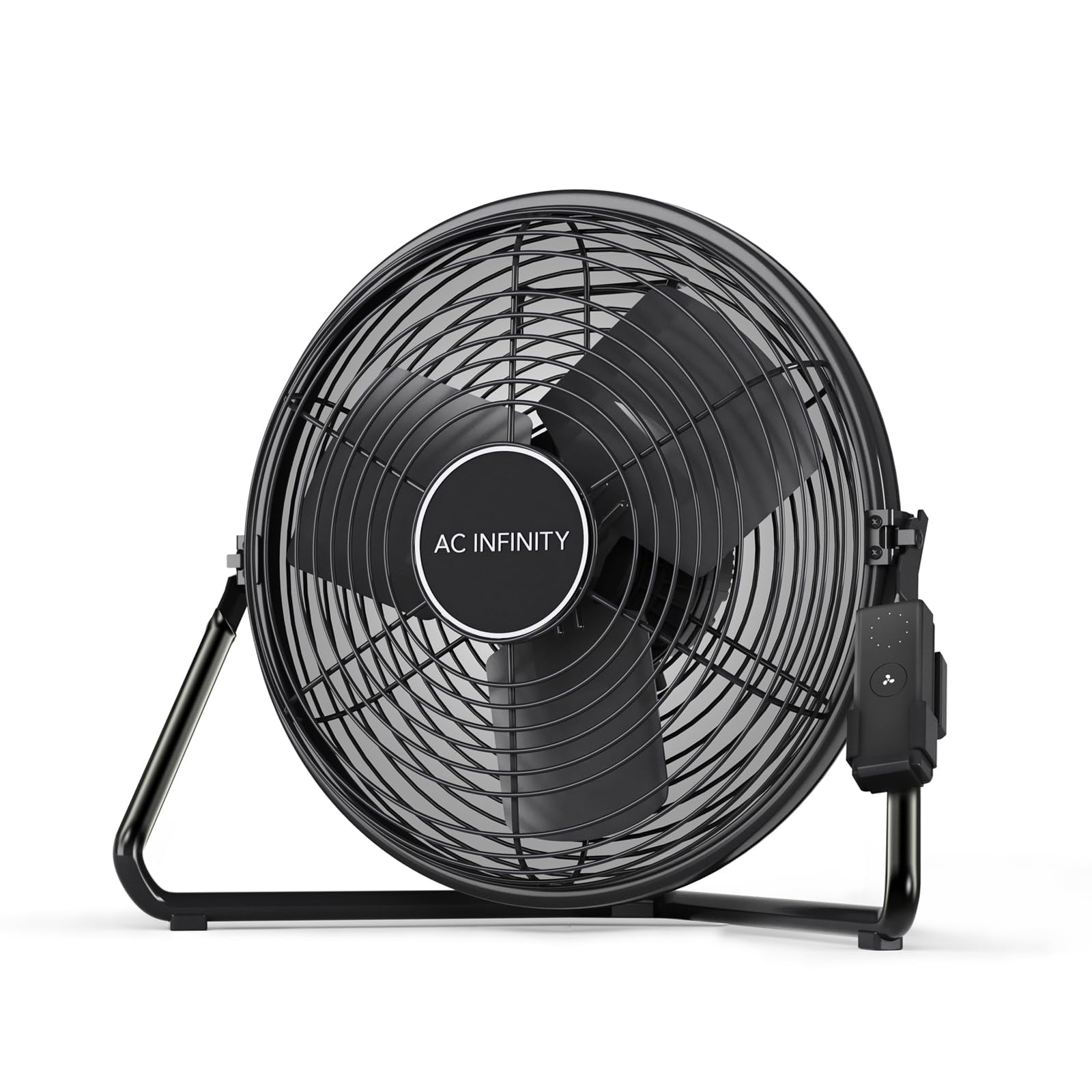 Ventilador De Pared Industrial Ac Infinity Cloudlift S12 30 Cm Con Control Remoto