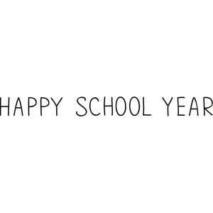 Rienda Libre Graphics - Decomural Happy School Year Ws-46418
