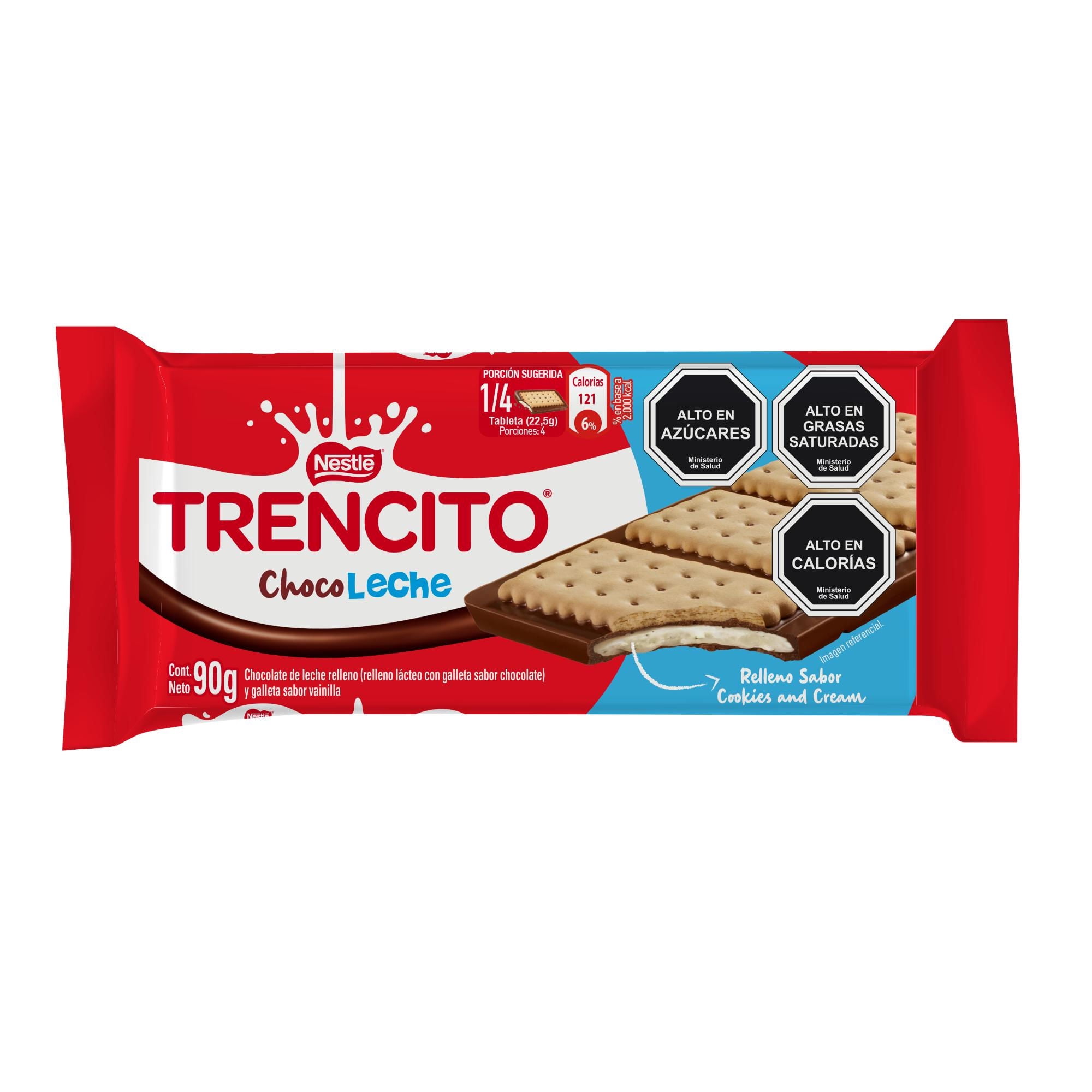 Chocolate De Leche Relleno Cookies & Cream 90 g Trencito