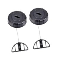 Magideal - 2 Piezas Capa De La Tapa De Combustible Capa De Aceite 1130 350 0500 Diámetro De Reemplazo De 4.5 Cm Para Ms170 Ms180 Reemplace Piezas Profesional De