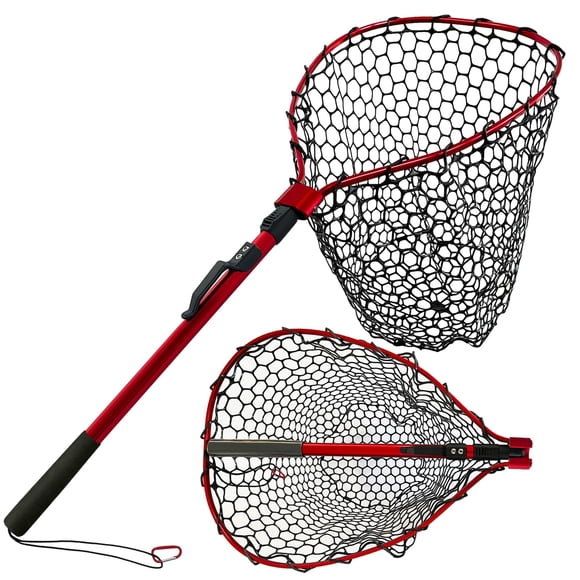 Red de Pesca SEASPRO Plegable de Malla Roja 50 cm