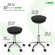 thumbnail image 3 of Silla de escritorio Wobble Stool, de pie, sin caja, ergonomía, 3 of 8