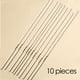 thumbnail image 1 of 10pcs Stainless Steel BBQ Skewers For Barbecue, Reusable Grill Stainless Steel Skewers, Shish Kebab BBQ Camping Flat Forks Gadgets, Kitchen Accessories Tools, 1 of 2