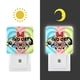 thumbnail image 3 of Las Chicas Superpoderosas Luz nocturna LED con sensor de anochecer a amanecer para dormitorio, baño, pasillo, escaleras - Lámpara LED nocturna de enchufe, 0.5W - 1 pieza, 3 of 6