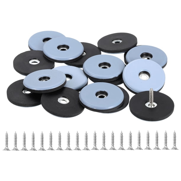 Almohadillas deslizantes para muebles Uxcell, deslizadores para muebles con tornillos de 38 mm 20
