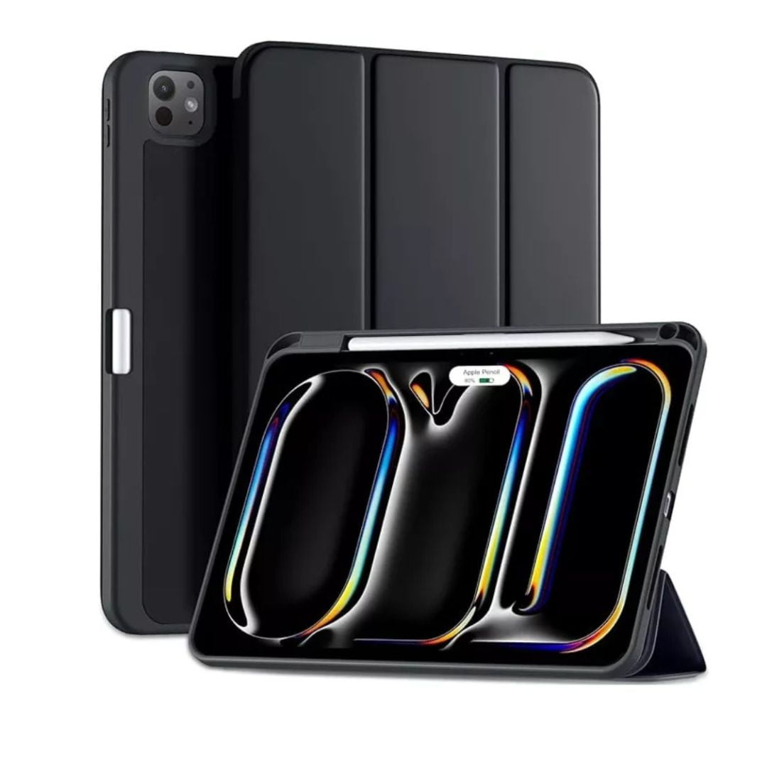 Genérico - Funda Smart Cover Para Ipad Pro 11 M4 2024 - Negro