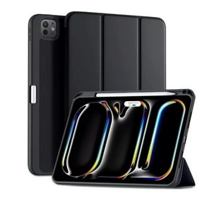 Genérico - Funda Smart Cover Para Ipad Pro 11 M4 2024 - Negro