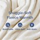 thumbnail image 3 of Manta de Forro Polar Ultra Suave CGK Unlimited Crema, 3 of 7