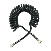 Magideal - Manguera De Aire Para Aerógrafo, Pu Beauty Accesorios Retráctiles Para El Atención De Tubo De De Línea Telefónica De 3 Metros, Para