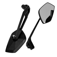 Magideal - 2 Espejos Retrovisores Para Motocicleta, Ángulo Ajustable, Reparación De Bicicletas De , Espejo Lateral, Montaje De Espejos Retrovisores Para