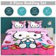 thumbnail image 5 of Hello Kitty Bedding Sets for Kids Men Women Twin Size Comforter Set, 5 of 5