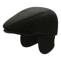 Ekolmac Center - Boina De Lana Con Protección De Oídos Estilo Retro Para Adultos Y Jovenes