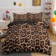 thumbnail image 1 of Leopard Print Bedding Set with Pillowcase Animal Skin Duvet Cover for Kids Teens Adult Quilt Cover Polyester Comforter, 1 of 5