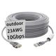 thumbnail image 1 of Cable Ethernet GWFIBER Cat 6 de 30 m (100 pies), resistente al agua, 1 of 8