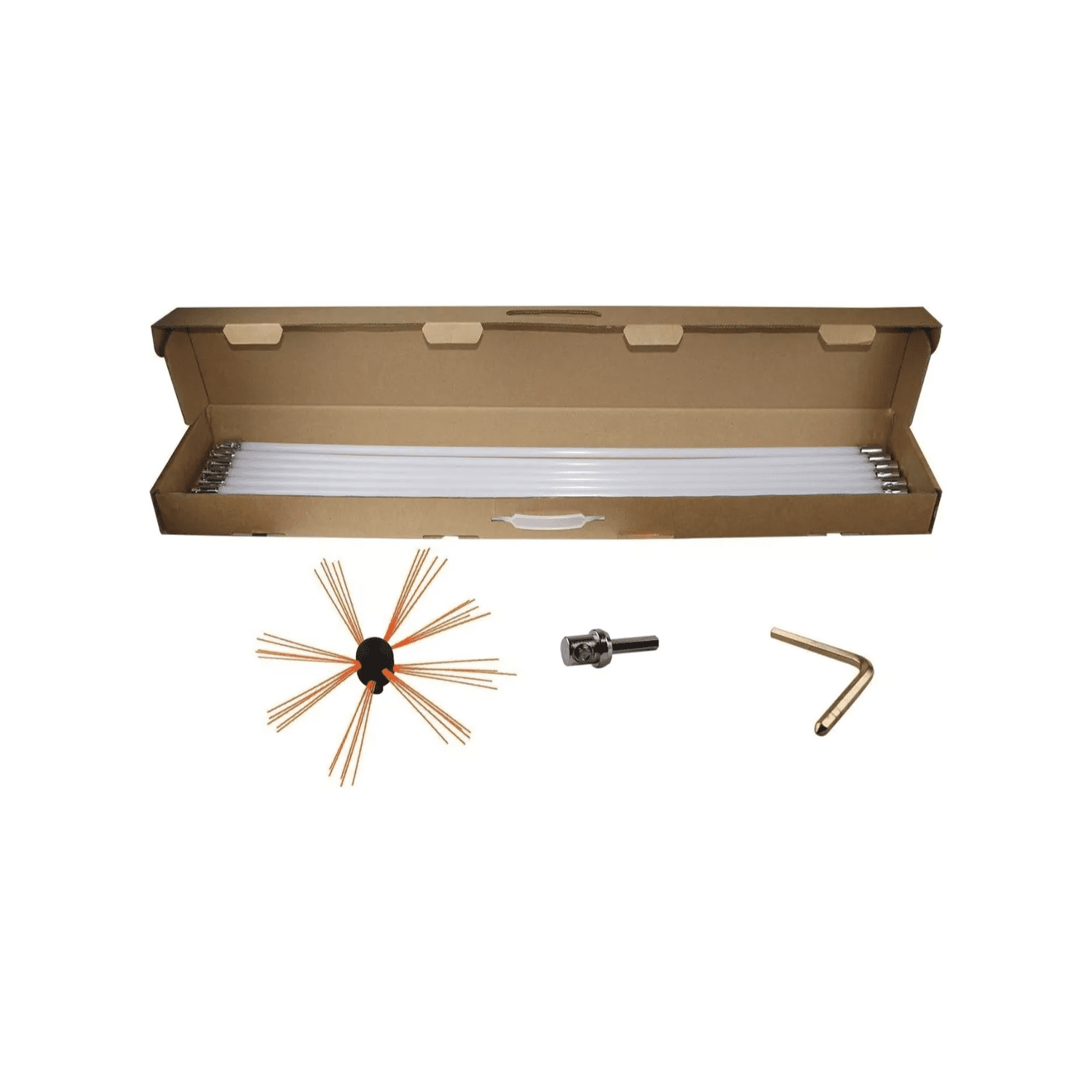 Importclick - Kit Limpiador Chimeneas Combustión Lenta 8 M