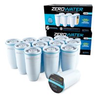 Filtro De Repuesto Zerowater 5-Stage 0 Tds, Paquete De 12