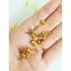 thumbnail image 2 of Pack 6 Par De Aros Piercing Oreja Esfera Chapada En Oro 18k, 2 of 3