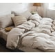 thumbnail image 5 of Juego de funda de edredón MooMee Bedding, 100% algodón lavado, tamaño king, 5 of 6