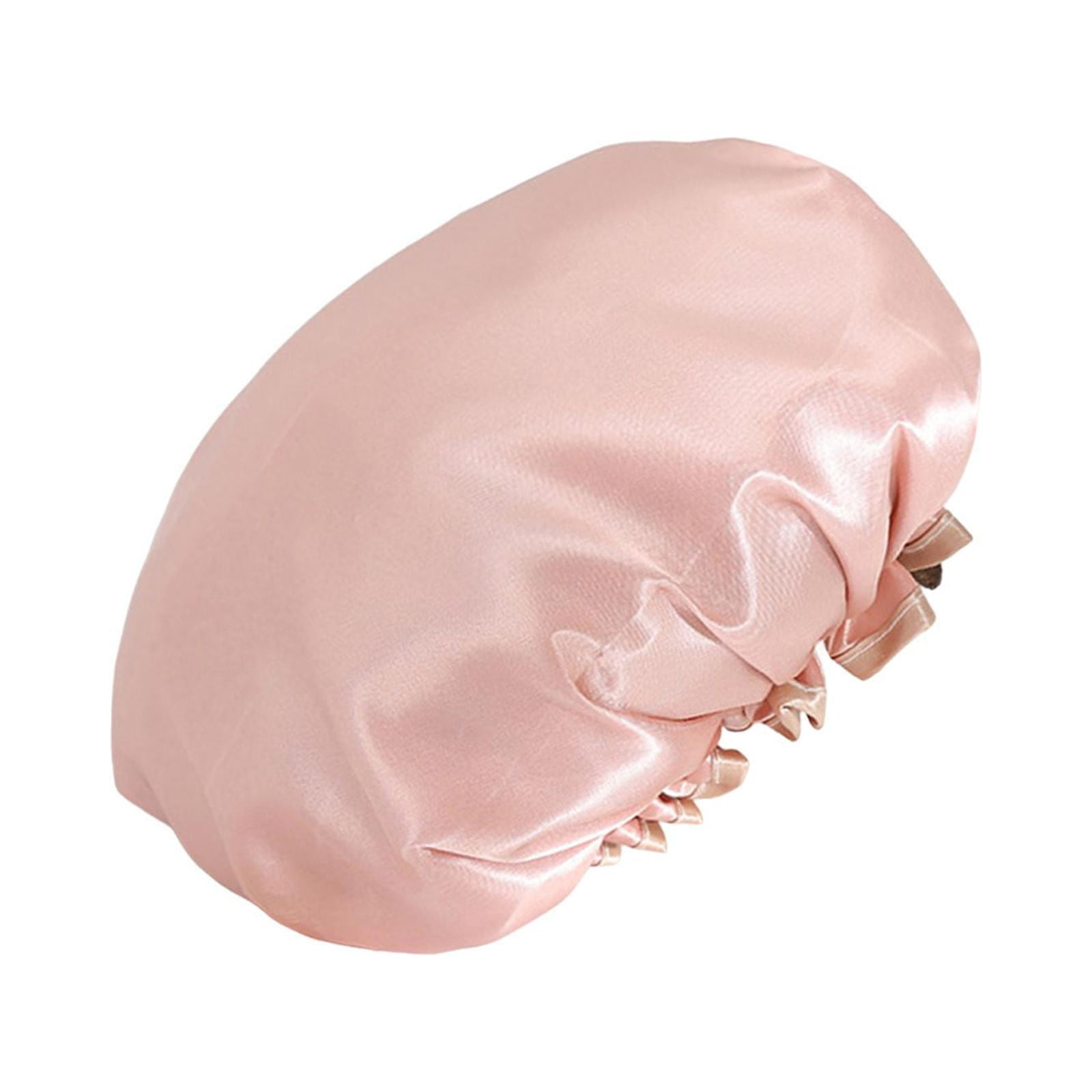 Ioensy - Gorro De Ducha Reutilizable Capa Impermeable Gorro De Baño Para Salón Niñas Señoras Champán