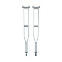 First Care - Muleta Ortopédica Axilar (Par) - Gris