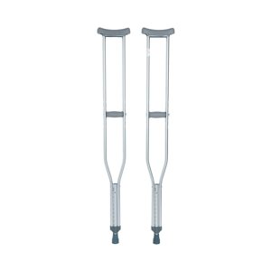 First Care - Muleta Ortopédica Axilar (Par) - Gris