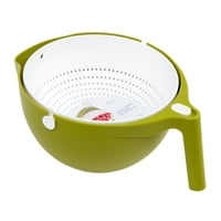 Magideal - Colador, Colador Para Lavadora De , Colador De Drenaje, Para Lavar Verduras, Coladores Desmontables, Coladores Para Zanahorias, Carne, , Verde