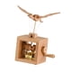 thumbnail image 2 of Caja De Música De Madera Figura En Miniatura única Decoración De Mesa Para El Escritorio Del Hogar Boda Dinosaurio, 2 of 3