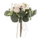 thumbnail image 3 of Ramo de boda para novia, ramo de rosas romántico flores artificiales ramo hecho a mano ramo de novia para decoración de boda, 3 of 5