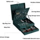 thumbnail image 2 of Caja de joyería GYJOYERO de 3 niveles con cierre verde de terciopelo, 2 of 7