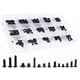 thumbnail image 1 of Kit de tornillos QTEATAK para portátil Lenovo Toshiba Gateway, Samsung HP IBM Dell Sony Acer Asus SSD, disco duro SATA, 300 unidades, color negro, 1 of 5