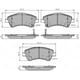 thumbnail image 1 of Pastillas Freno para auto COMLINE CBP31661, 1 of 3