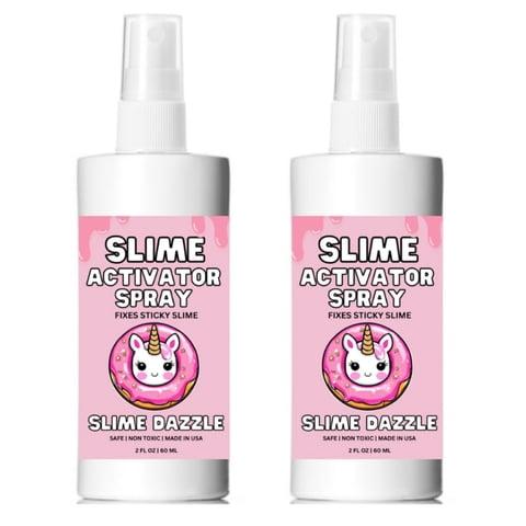 Genérico - Spray Activador De Limo Slime Dazzle, Paquete De 2 Unidades, 60 Ml