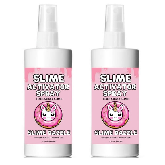 Spray activador de limo Slime Dazzle, paquete de 2 unidades, 60 ml