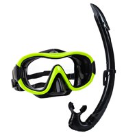 Ioensy - Gafas De Natación Y Snorkel, Gafas De Buceo Para Buceo, Natación Y Snorkel, Color Amarillo.