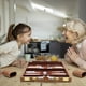 thumbnail image 2 of Set de backgammon RERIVER 2 Players Classic con funda de piel sintética, 2 of 3
