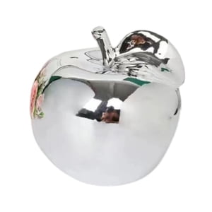 Bothyi - Escultura De Fruta, Delicado Adorno De Colección Para Restaurantes, Oficinas Y Porches, M, Plata