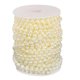 thumbnail image 5 of Hilos de perlas artificiales de 8 mm Hilos de hilo de la guirnalda de la boda 20m beige, 5 of 5