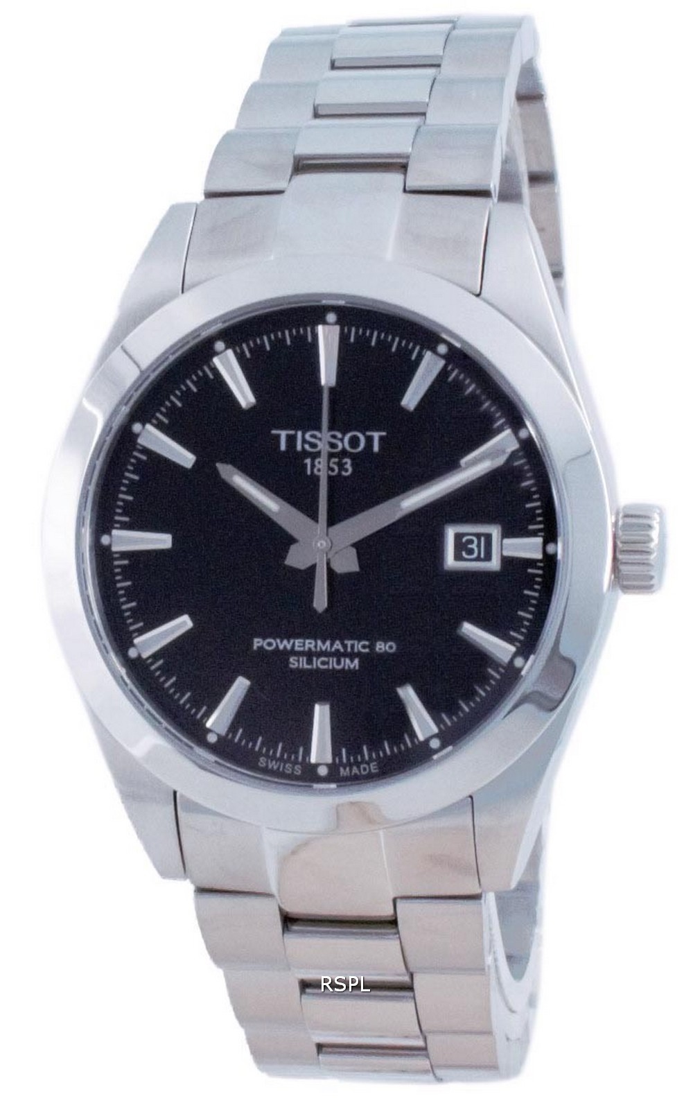 Reloj Tissot T-Classic Gentleman Powermatic 80 Silicium Automatic T127.407.11.051.00 T1274071105100 100M Men'S Watch