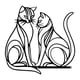 thumbnail image 1 of Decoración De Pared De Gato, Elegante Y Creativa, Ideal Para El Hogar, Vacaciones Y Sala De Estar., 1 of 5