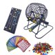 thumbnail image 1 of Set de juego de bingo JUNWRROW Deluxe con jaula de 15 cm, 75 bolas y 50 tarjetas, 1 of 7