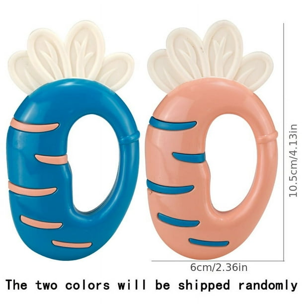 Baby Soft Rubber Rattles, Safe To Chew And Can Be Boiled And Sterilized, Without Peculiar Smell