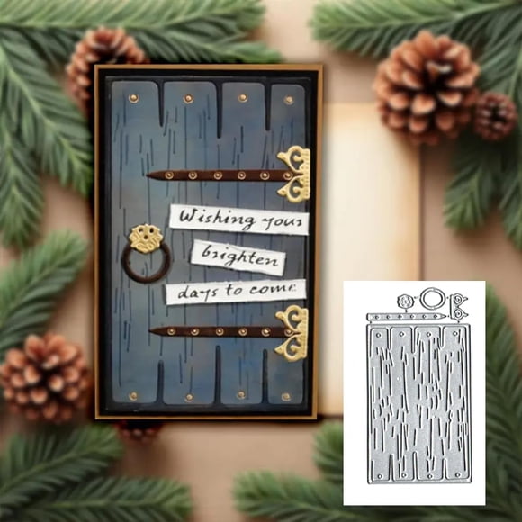 Troqueles de corte DAIYEEXU Marco de puerta de madera de metal para manualidades DIY
