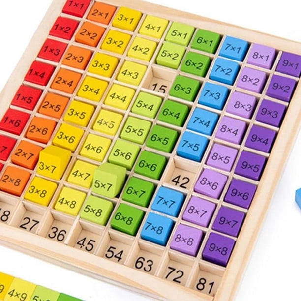 Wooden Montessori Math Hundreds Board Toys, 1-100 Continuous Number Learning And Educational Game Toys, For Children 3 Years Old Christmas And Halloween Gift