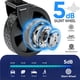 thumbnail image 5 of Carrito Sekey con ruedas de 100 kg de capacidad, plegable, negro, 5 of 7