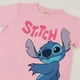 thumbnail image 3 of Polera Manga Corta Niña Rosado Stitch Lilo & Stitch Disney, 3 of 4