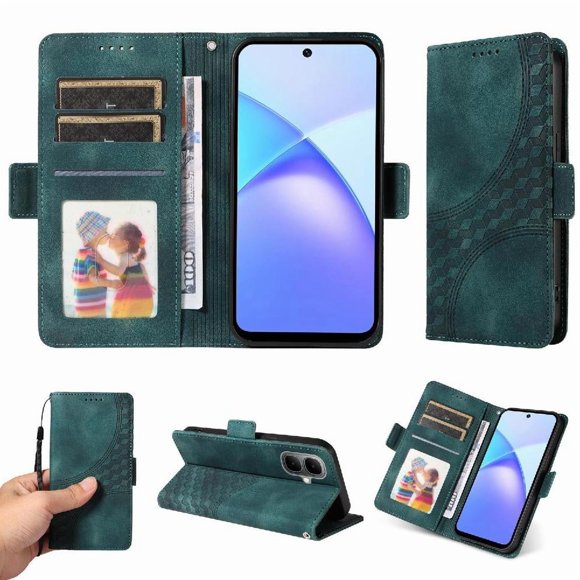 Carcasa FOXDOCK Infinix smart 10 4G de cuero PU, diseño acolchado clásico, protección contra caídas y rayones