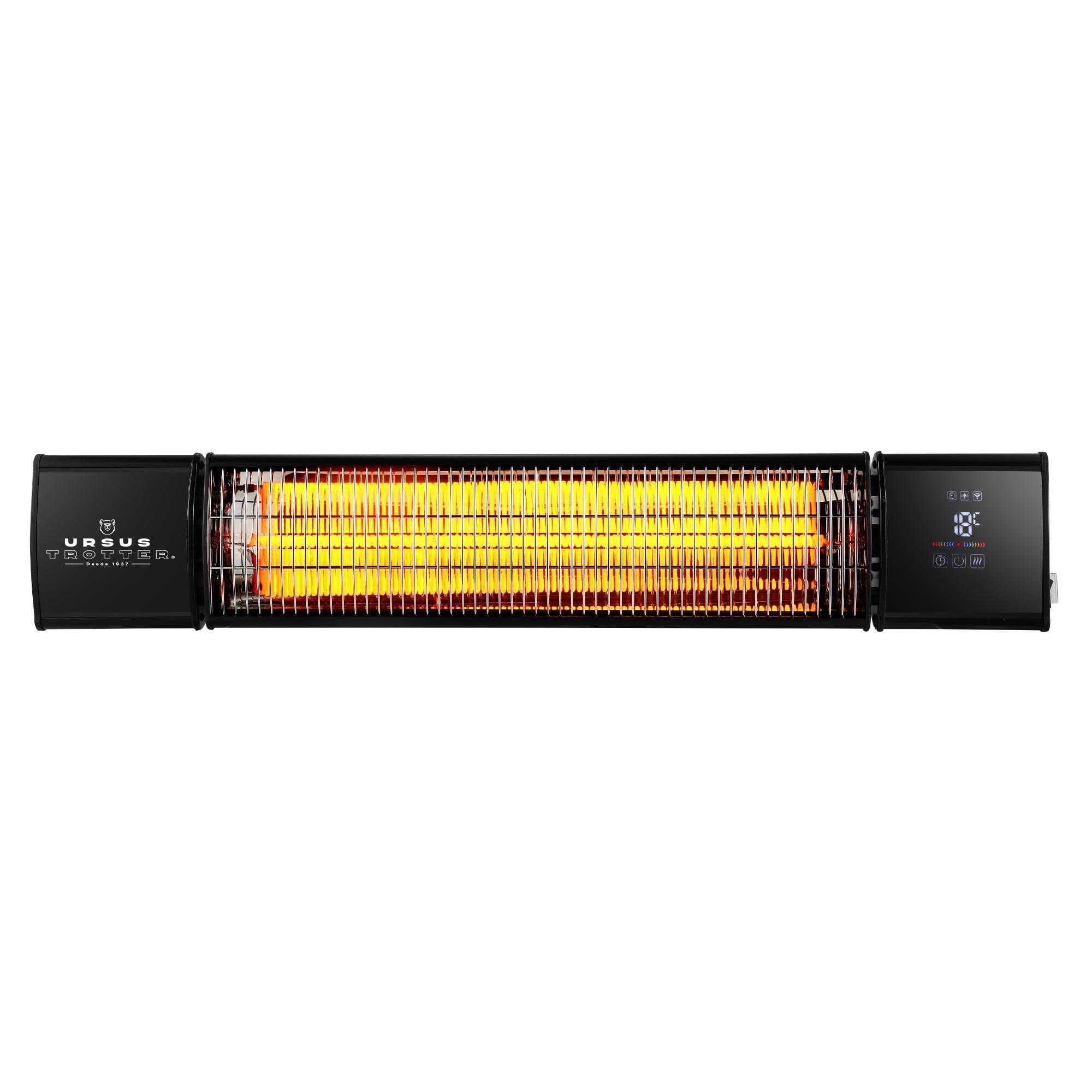 Ursus Trotter - Calefactor Eléctrico Terraza Infraheat 24 Wifi Negro