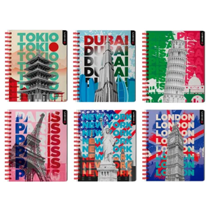 Cuaderno Rhein: Pack 10 Cuadernos Universitarios 100 Hojas 7 Mm Travel Soft