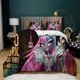 thumbnail image 1 of Teen Monster High Duvet Cover Set 3 Pieces Cartoon Bedding Set Lightweight Comforter Cover for Girls, 1 of 3