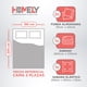 thumbnail image 3 of Juego de sabanas 2 Plazas Homely 100 GSM Suave 4 Piezas, 3 of 10